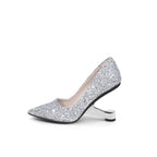 Sparkling Glitter Pointed Toe Pumps