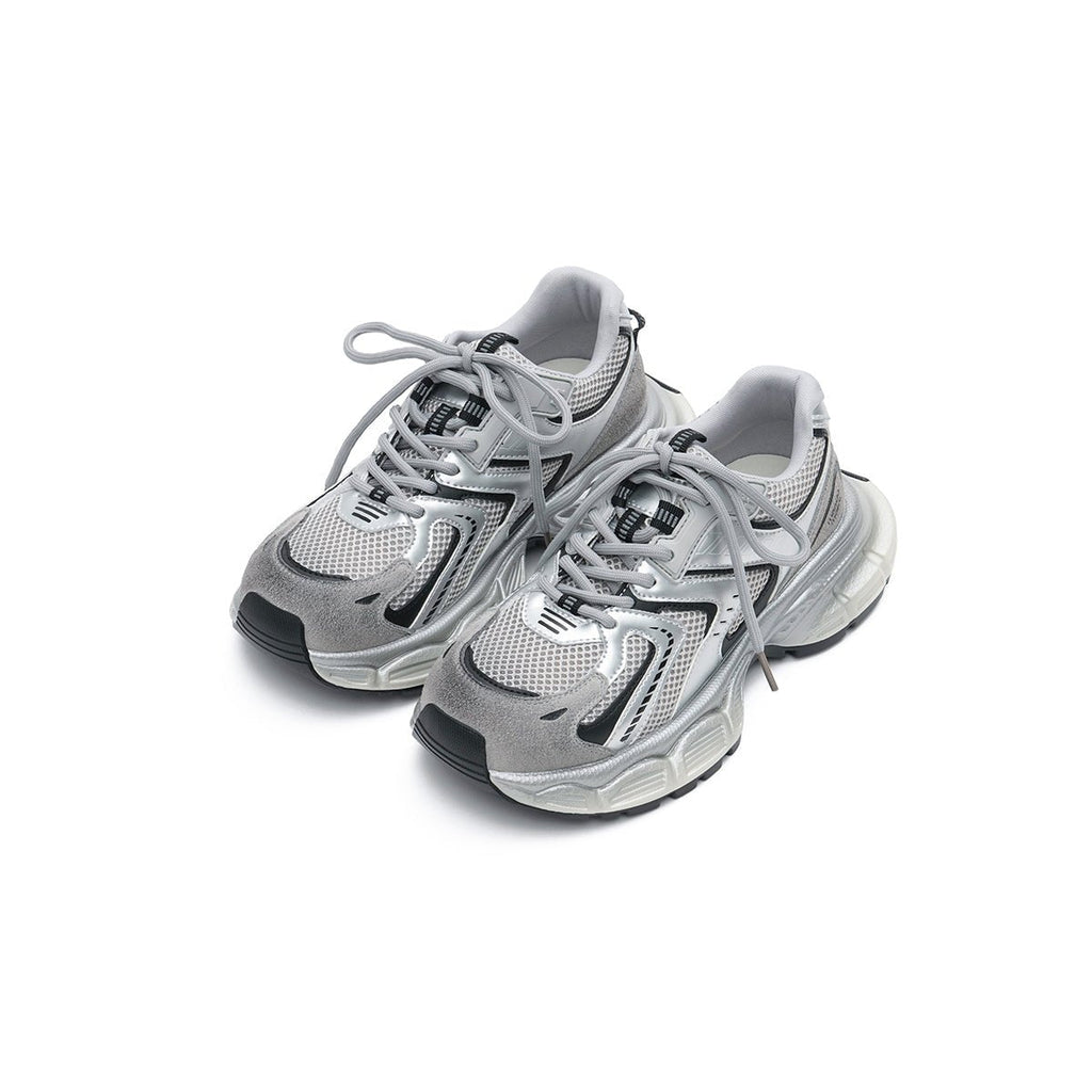 Women's Casually Comfortable Running Shoes – Chunky Technical Mesh Trainers