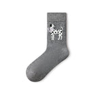 Spotted Dalmatian Wool Mid-Calf Socks – Women's 4-Pair Winter Set